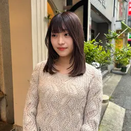 [🎗️ミニモ学割🎗️]透明感カラー+サプリトリートメント