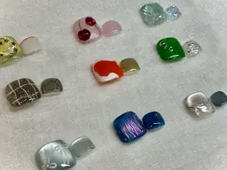 《8月限定！》フット　サンプルネイル💅✨(オフなし　※オフ有りの場合は➕500円)