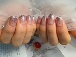 ハンドネイル💅ラメグラ コース1980