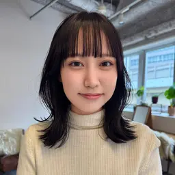 こだわり前髪カット+ 透明感カラー🌷