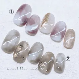ハンド練習　10月限定　指定練習デザイン(オフなし　カラー変更なし)ジェルネイル