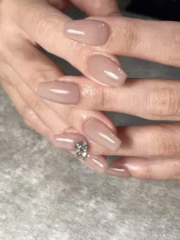 【フィルイン★オフ込】ワンカラー＋選べるパーツ２個付き ¥8000