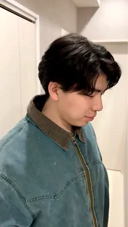 カット+ニュアンスパーマ👔