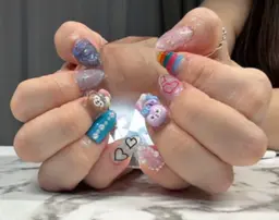 ハンドネイルパーツつけ放題