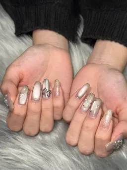 🤍期間限定【オフ無し】 120分デザイン（目安アート4,5本）120分 ✨お持ち込みOK✨デザインサンプルあり✨