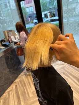 【ご新規様限定】ケアブリーチ＋天使の艶カラー＋高保湿トリートメント＋似合わせカット✨通常価格の半額でのご案内です