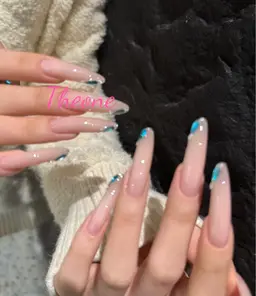 シンプルデザイン➕チップ長さ出し➕パーツつけ放題