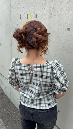 高崎祭り限定＊ヘアセット+耳つぼジュエリー