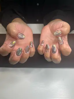 ハンドネイル オフ込みおまかせデザイン(10本長さだし)