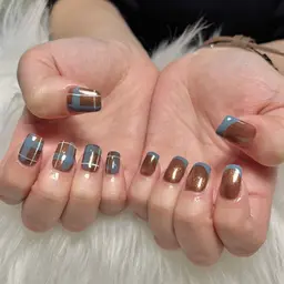 💍フレンチネイル💍　【3週間以上経過の再来店様、ハードジェル、埋め尽くし】