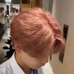 メンズカット＋ブリーチ有りダブルカラー