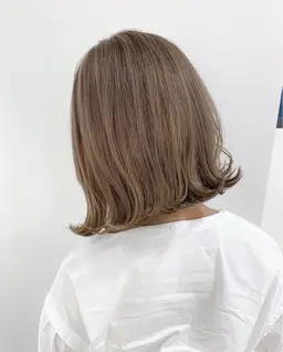 【🫧ミニモ限定🌼ボブの方限定✨】ボブカット+ブリーチなしダブルカラー+ダメージ補修トリートメント