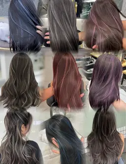 （インナーカラー）か（フェイスフレーミング） ダブルカラー+潤いトリートメント🌸