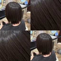 【艶髪カラー】黒染め無しの暗髪艶カラー🐈‍⬛黒染めをせずに暗くしたい方向けメニューです！