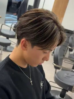メンズハイライト🌝(1bleach＋1color）