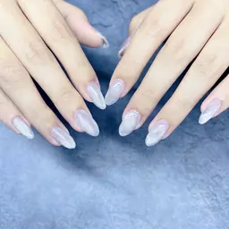 成人式に向けて✨️長さだし チップ10本、ワンカラー(オフ込)