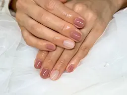 前日🈹オフなし💅ワンカラー✨/ラメグラデーション✨シンプルオフィスネイル🉐駐車券付