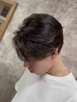 メンズカット+曲がる縮毛矯正