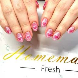 🎀 海外話題マグネットハ一トネイル❤️