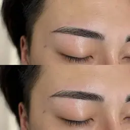 (メンズ限定学割クーポン)アイブロウwax＋間引き