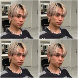 人気No.2新規メンズ限定✨フェザーパーマ（前処理剤付き）＋1stepトリートメント