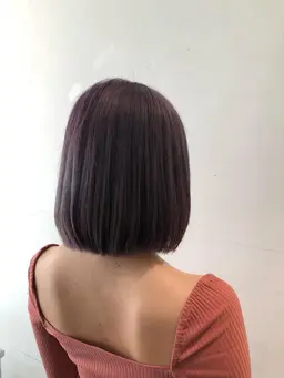 透明感カラー➕2STEPスチームトリートメント