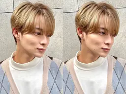 【ブリーチあり🐤】メンズカット+デザインカラー+クイックトリートメント