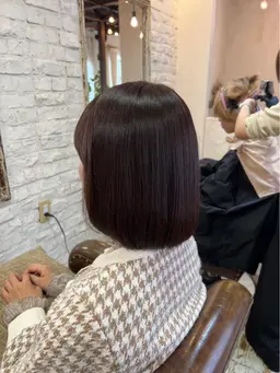 【白髪染め】グレイカラー🌱(根元のみのリタッチ¥500off‼️)