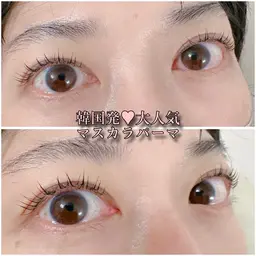 ★オススメ★韓国初マスカラパーマ＋3種類まつげ全体トリートメント♪