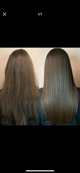 縮毛矯正+カット+トリートメント