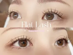✨ミニモ限定価格✨フラットラッシュ60分(100-120本)コーティング付🎁フルカラーエクステ7800円→6000円
