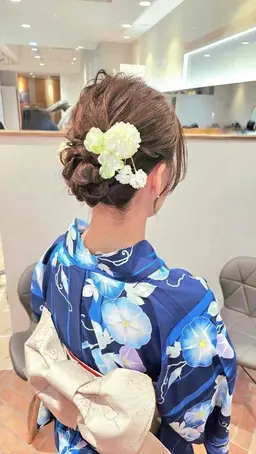 浴衣着付け＋ヘアセット　夏祭り　納涼船　推し活
