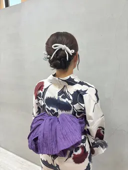 浴衣着付け＆ヘアセット🎀
