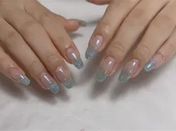 【ソフトジェル付き替えオフ込み】ラメグラデーション　【600色から選べます】