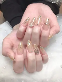 ✨ ラメグラデーション 🌟ベースカラー有り✨フィルイン✨オフ込み