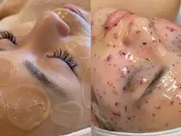 🫧《透明感UP×ツヤ肌》艶肌スペシャルコース 艶肌wax®︎+ハイドロジェリーマスク