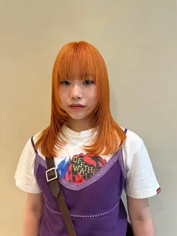 ☘️ミニモ学割限定☘️カラー+トリートメント/梅田/大阪/ウルフ/レイヤー/ボブ/