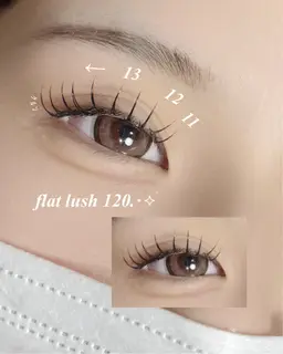 🌷フラットラッシュ120本🌷〈新規〉¥5000〈再来〉¥6000