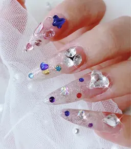 「お任せ定額コース10本」ニュアンスネイル/ミラーアート🎨ミラーネイル/マーブル/大理石🪞💅手描きアート好き❤️