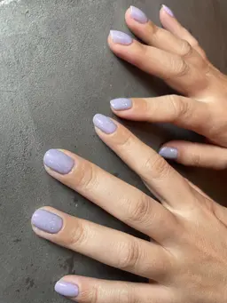 オフ有りの方🫧自爪に優しいshellacワンカラー🩵