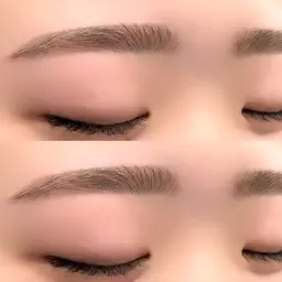 垢抜けセット🩵アイブロウワックス＋眉カット＋カラー＋お仕上がりメイク🫧