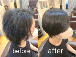 メンズ縮毛矯正+カット