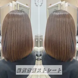 髪質改善ストレートパーマ×カット