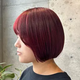 🎄12月限定クーポン🎄ブリーチなしダブルカラー＋トリートメント#艶カラー＃暖色カラー