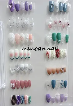 定額ネイル（★monimo限定★）28種類からお選び頂けます。色変更okメンズ🆗