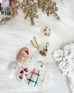 【フィルインオフ込み】Christmas1本アート🌲✨パラジェル別途+¥550