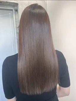 【人気No.1🌈髪質改善✨️】透明感カラー➕リンゴ幹細胞トリートメント