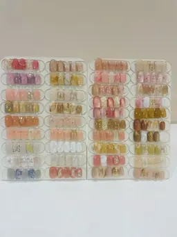 ハンド　ニュアンスネイル　オフなし。