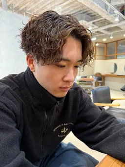 【メンズ様限定クーポン】メンズカット＋ツイストスパイラルパーマ