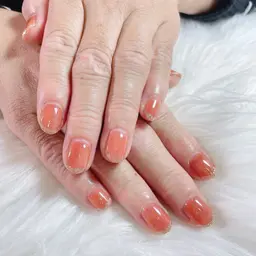 付け替えオフ無料/ケア込み💛ワンカラー/ラメグラ